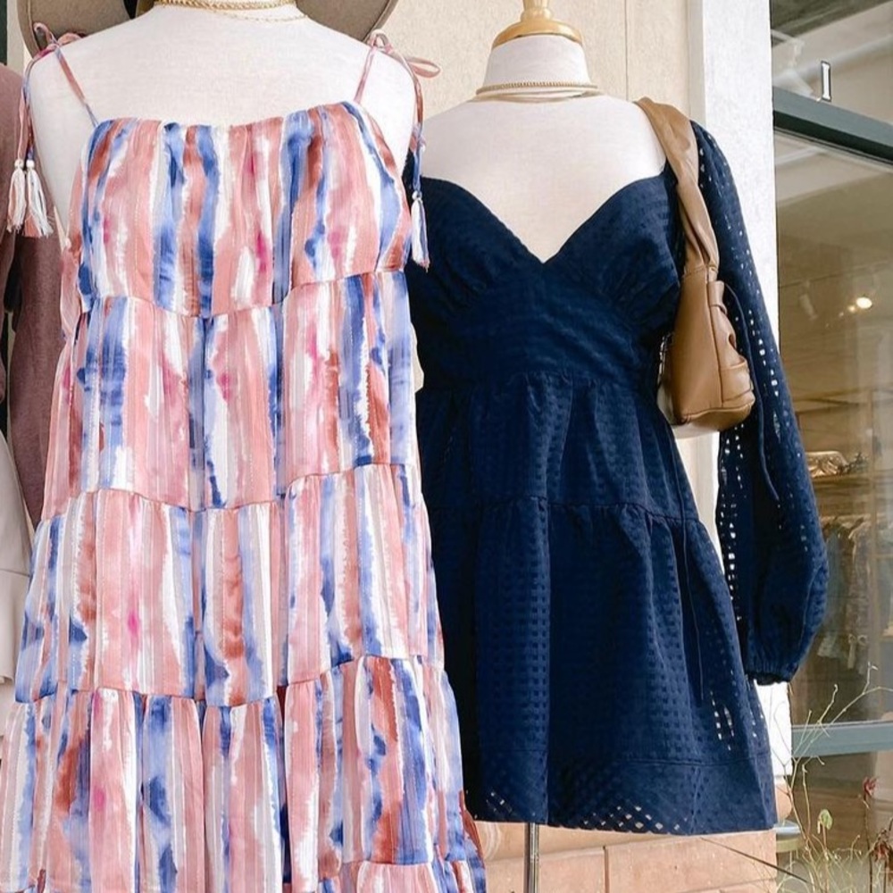 Navy Blue mini Dress